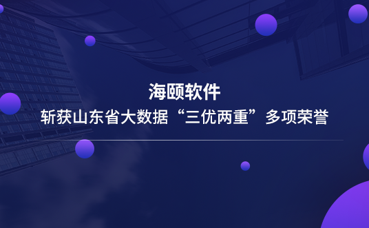 尊龙凯时人生就是搏软件斩获山东省大数据“三优两重”多项声誉